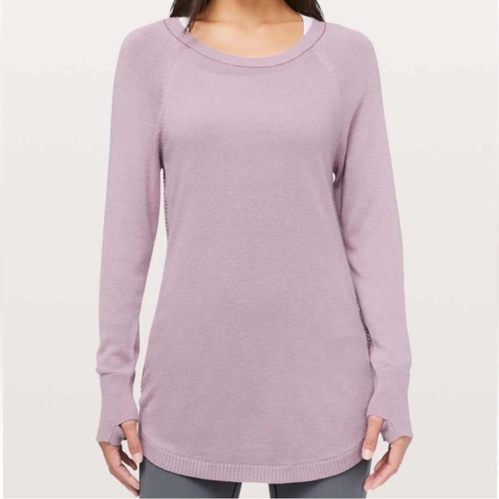 Lululemon Hello Aloe Pullover - Antoinette / Figue -  size 4